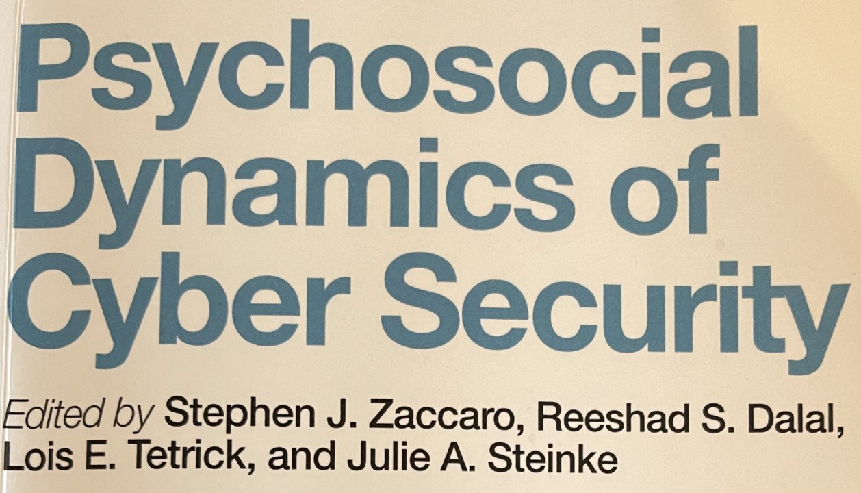 Psychosocial Dynamics of Cyber Security book cover